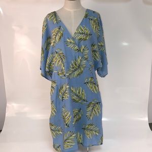 Blue Tropical Dress
